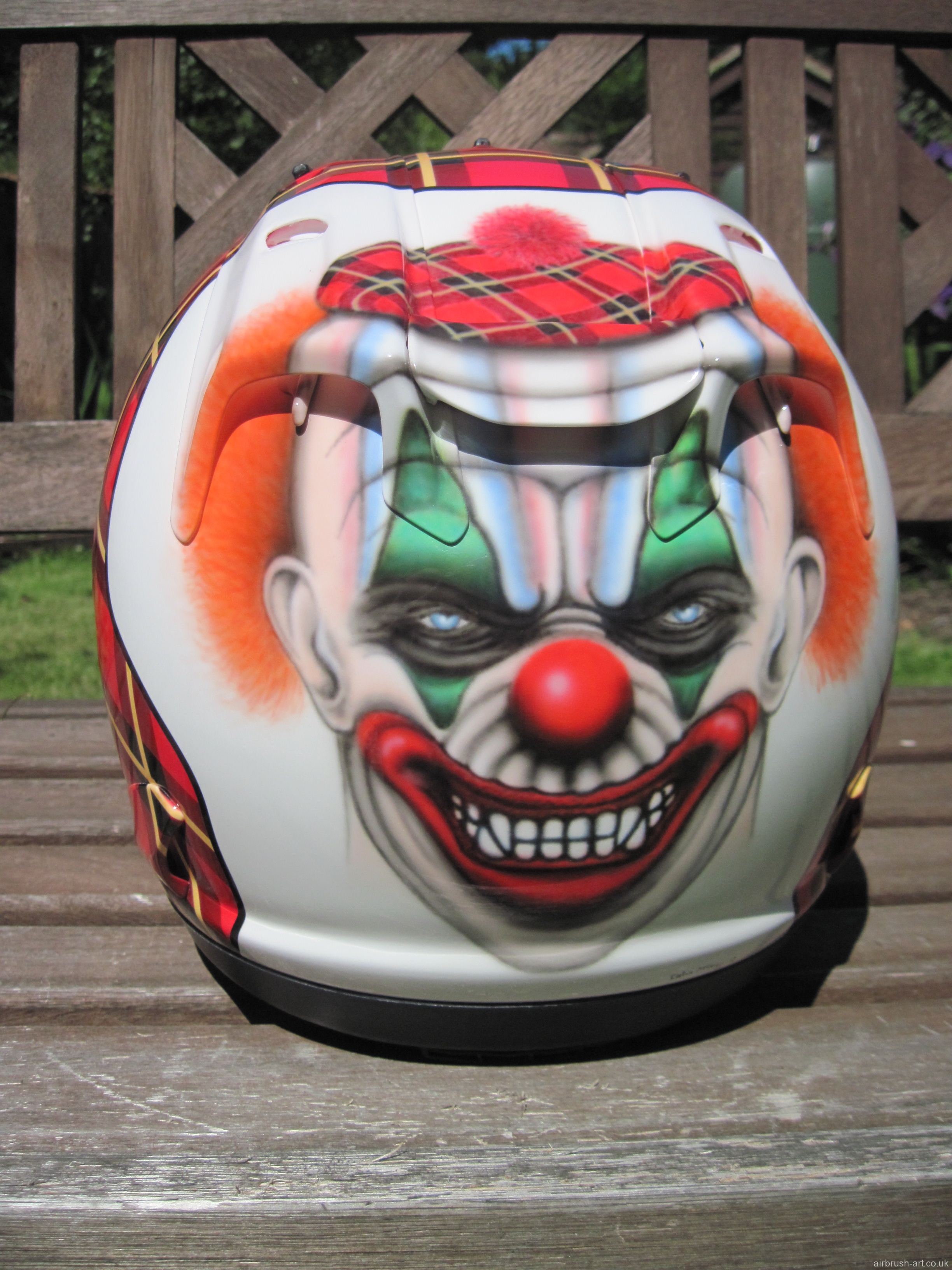 clown motorcycle helmet uk Cover - Meets or exceeds DOT FMVSS 218 and ECE 22.05 certification. LS2 FF353 RAPID HAPPY DREAMS